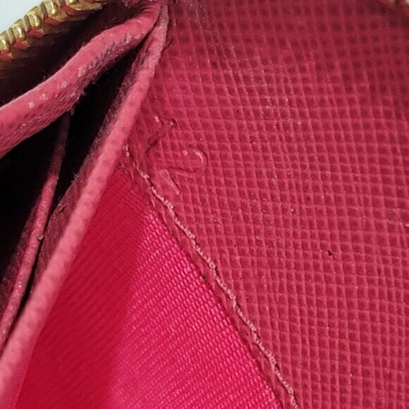Prada Leather Wallet Continental Bow Pink - Picture 10 of 11